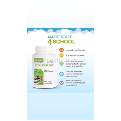 SQUARE MULTIVITAMIN RED 8/25.4 OZ