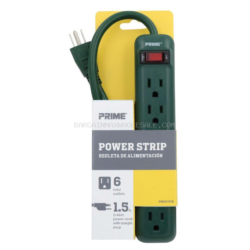 OUTLET POWER STRIP 1.5 FT