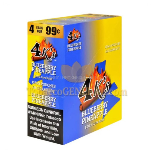 4 KGS CGRLS BLUEBERRY PINEAPPLE PP1.29C 15/4 CT