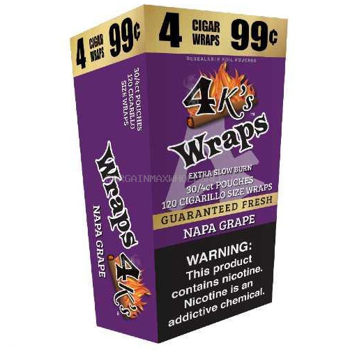 4 KGS WRAP NAPA GRAPE 30/4 CT