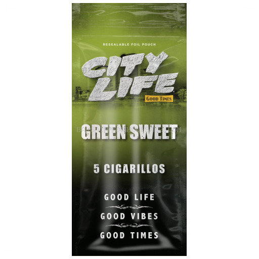CITY LIFE CGRLS GREEN SWEET PP5/$1.49 15/5 CT