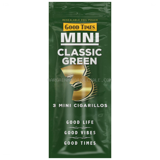 GOOD TIMES CGRLS CLASSIC GREEN 15/3 CT F.1.19