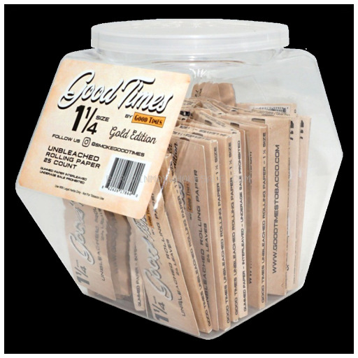 GOOD TIMES JAR 1 1/4 GOLD 25CT