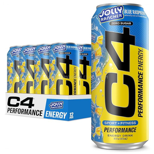 C4 ORIGINAL JR BLUE RASBERRY12/16 OZ