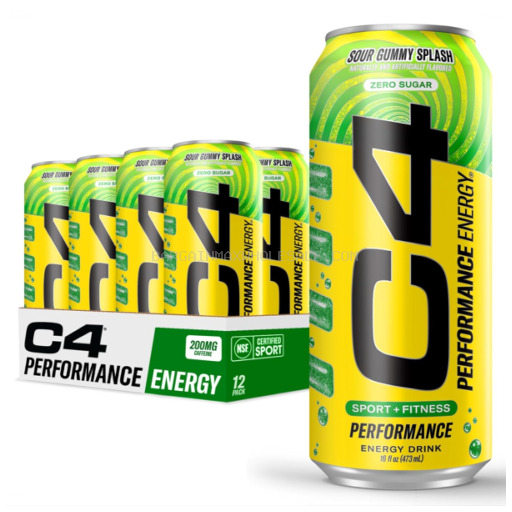 C4 SUPERHUMAN SOUER GUMMMY SPLASH 12/16 OZ