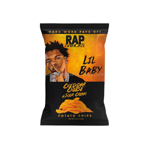 RAP SNACKS LIL BABY CHEDDAR SOUR CREAM 24 CT