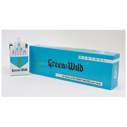GREEN&WILD MENTHOL HEMP SMOKES 10CT