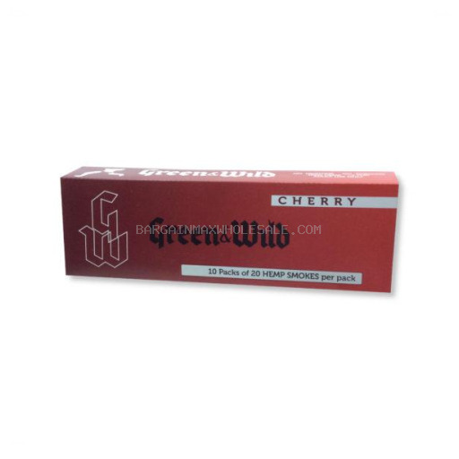 GREEN&WILD CHERRY HEMP SMOKES 10CT