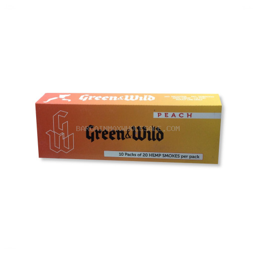 GREEN&WILD PEACH HEMP SMOKES 10CT