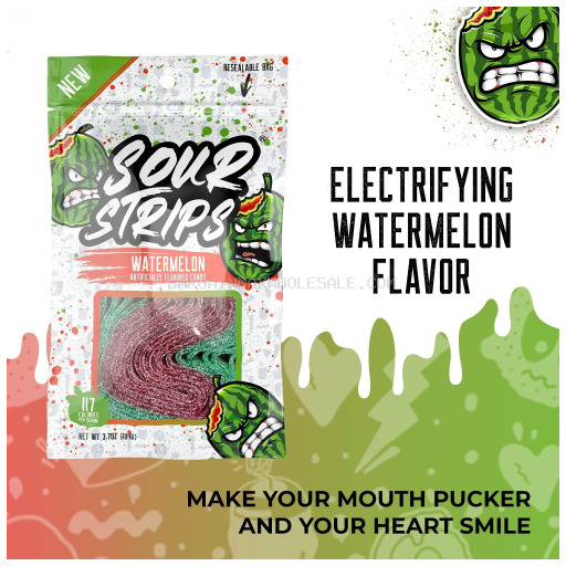 EXOTIC CANDIES S.P WATERMELON 8 CT