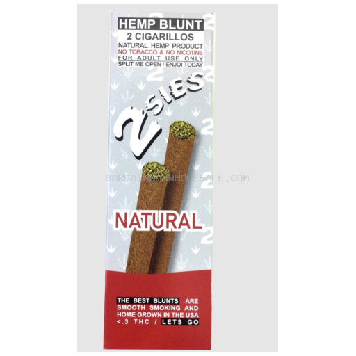 2SIES HEMP BLUNT NATURAL 15/2 CT