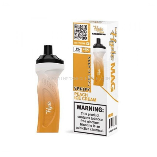 HYDE MAG PEACH/ICE/CREAM 4.5K 5% NIC 10 CT