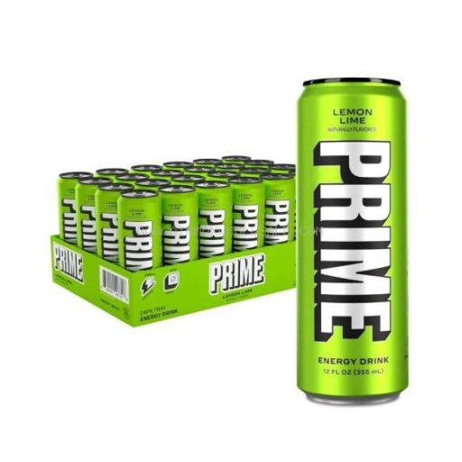 PRIME ENERGY LEMON LIME 24/12OZ