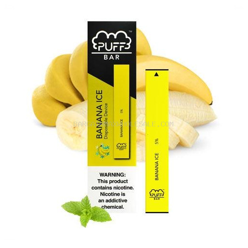 PUFF BANANA ICE DISPOSABLE DEVICE 10 CT