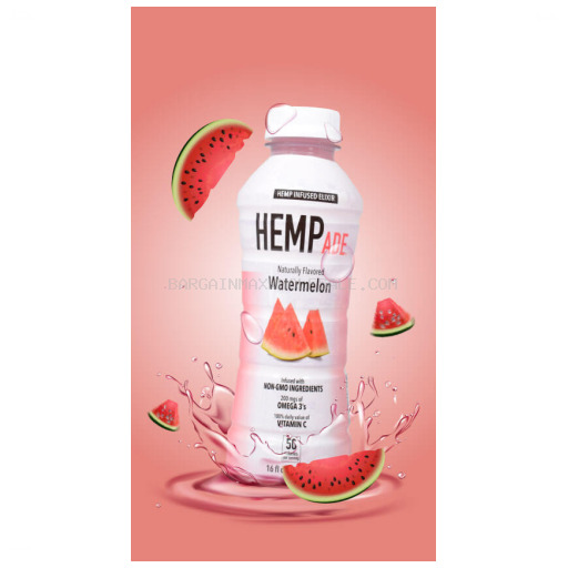 HEMPADE WATERMELON 12/16 OZ