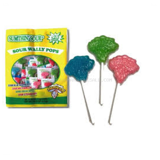 SUMTHIN`S SOUR WALLY POPS 48 CT