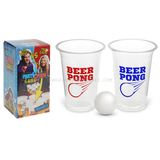 ROCK BEER PONG 12 CT