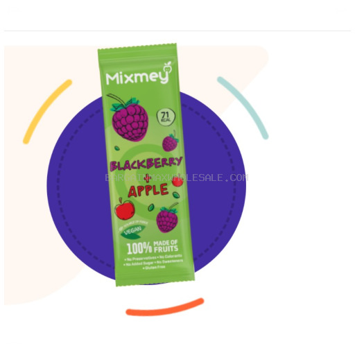 MIXMEY FRUIT BAR APPLE BLACKBERRY 24/20 GM