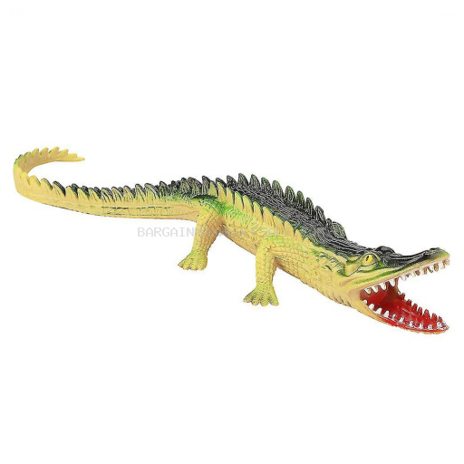 PLASTIC TOY CROCODILE 8 CT