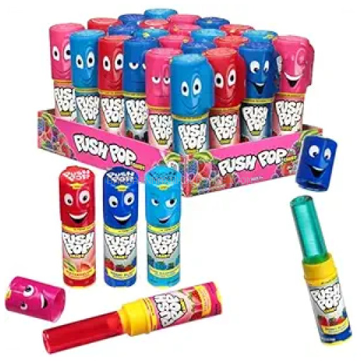 PUSH-POP SKULL 12 CT