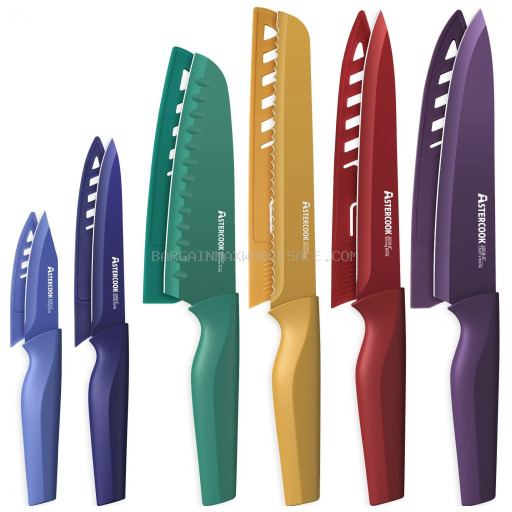 KNIFE SET ASST COLOR