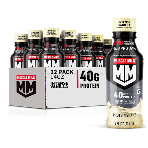 MUSCLE MILKE VANILA 12/14 OZ
