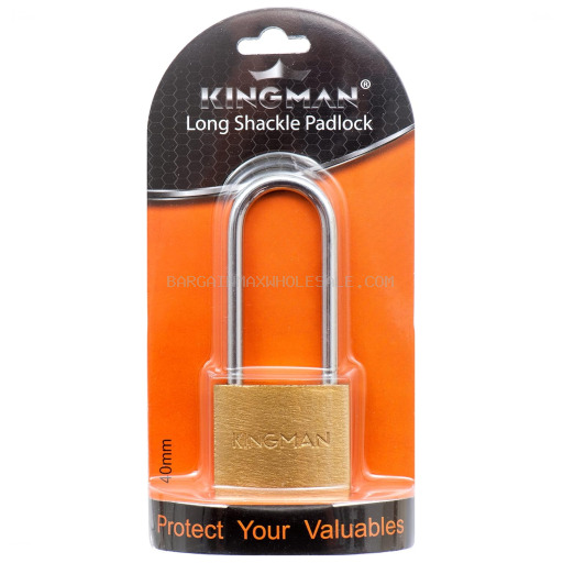 KINGMAN BRASS HASP&PADLOCK