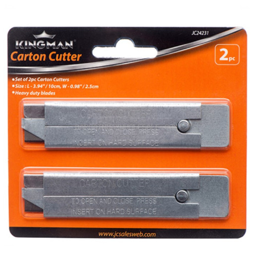 KINGMAN CARTON CUTTER 2PC
