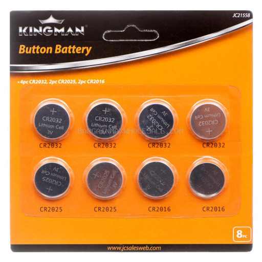 KINGMAN BUTTON BATTERIES S