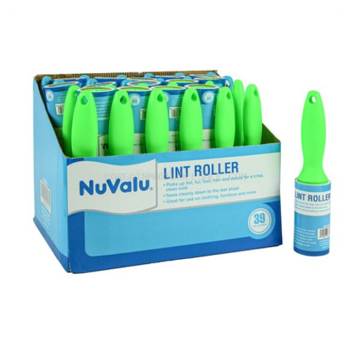 NUVALU HAIR CLING ROLLER LG 6CT