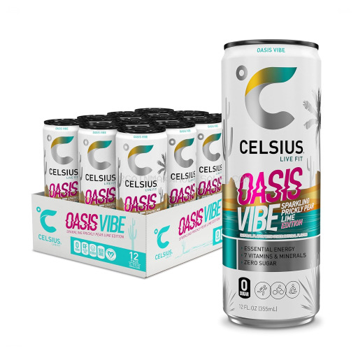 CELSIUS OASIS VIBE 12/12OZ