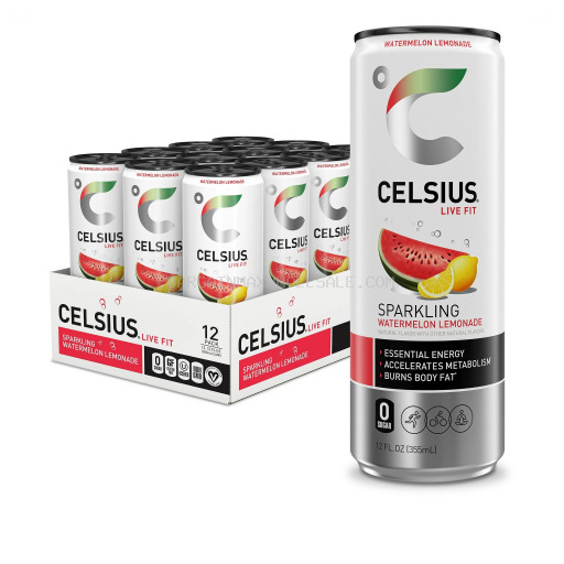 CELSIUS WATERMELON LEMONADE 12/12OZ