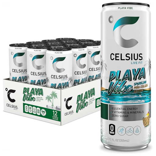 CELSIUS PINA COLADA 12/12OZ