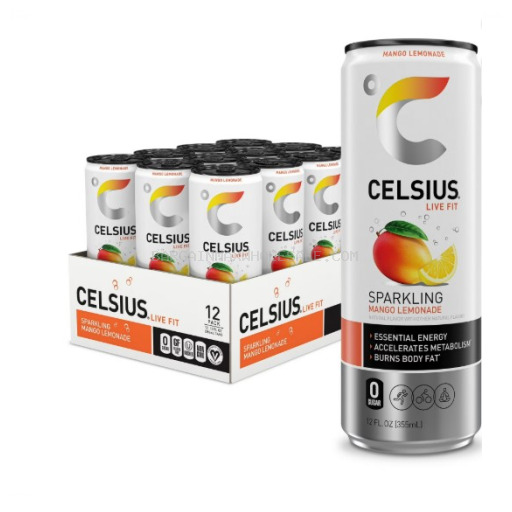 CELSIUS MANGO LEMONADE 12/12OZ