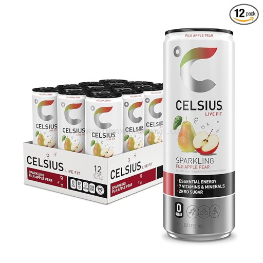 CELSIUS FUJI APPLE PEAR 12/12OZ