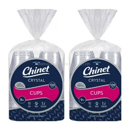 CRYSTAL REUSEABLE LARGE WHITE  200 CT