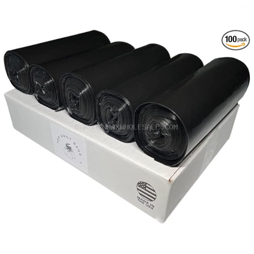 CTD 45-50 GALLONS BLACK BAGS 150CT