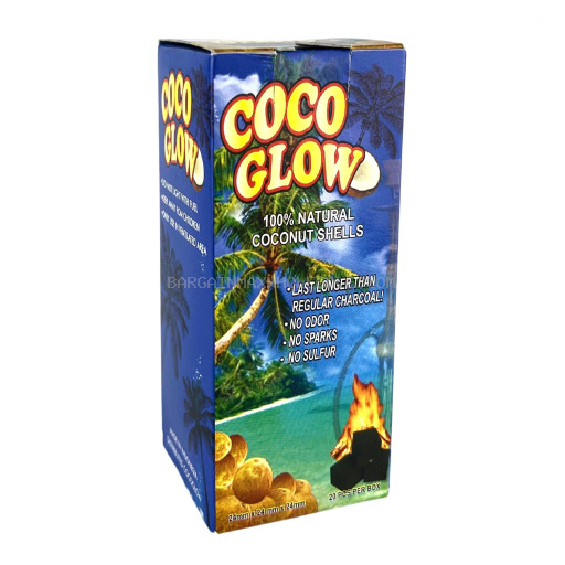 COCO GLOW CHARCOAL 20CT