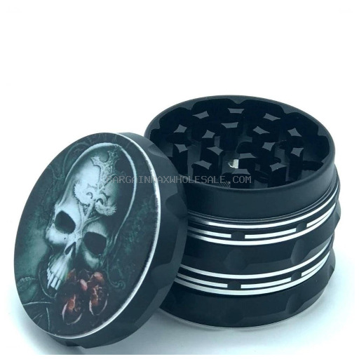 55MM GRINDER SKULL/LEAF