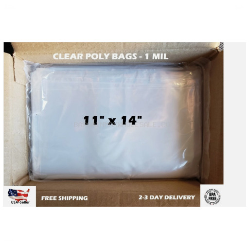 CLEAR BAGS 11X14