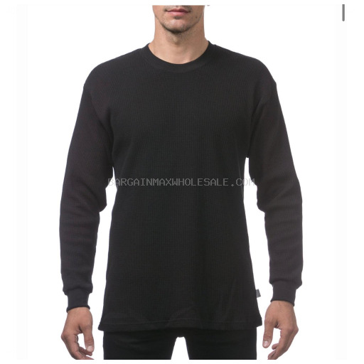PROCLUB HEAVY LS BLACK-3XL