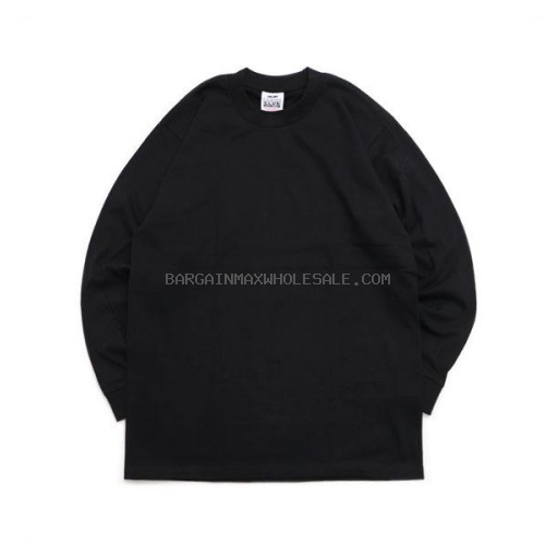 PROCLUB HEAVY LS BLACK-4XL