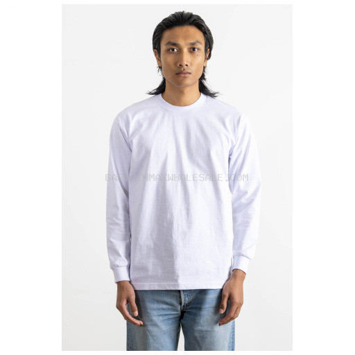 PROCLUB HEAVY LS WHITE-5XL