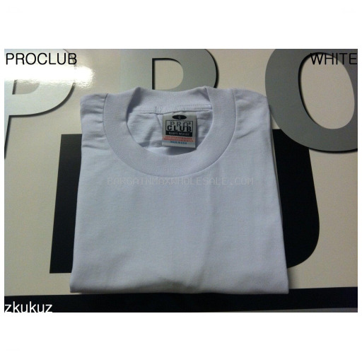 PROCLUB HEAVY SS WHITE-2XLT