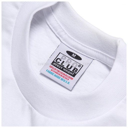 PROCLUB HEAVY SS WHITE-3XLT