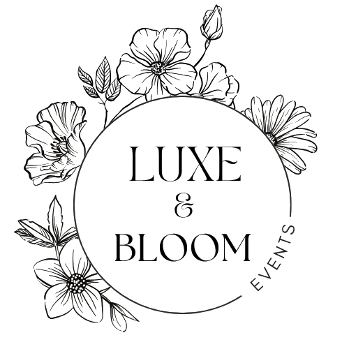 Luxe and Bloom Events Logo