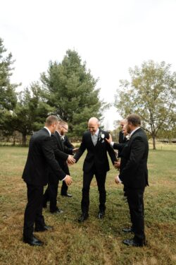 Cozy wedding with handmade florals and painterly cake at the Amana Colonies Iowa