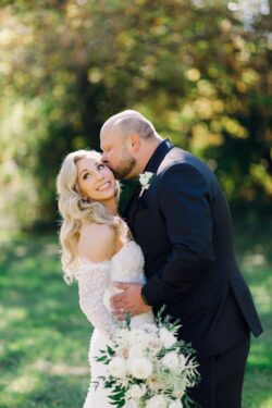 Modern wedding celebration with champagne tower and crystal accents in Batavia Illinois