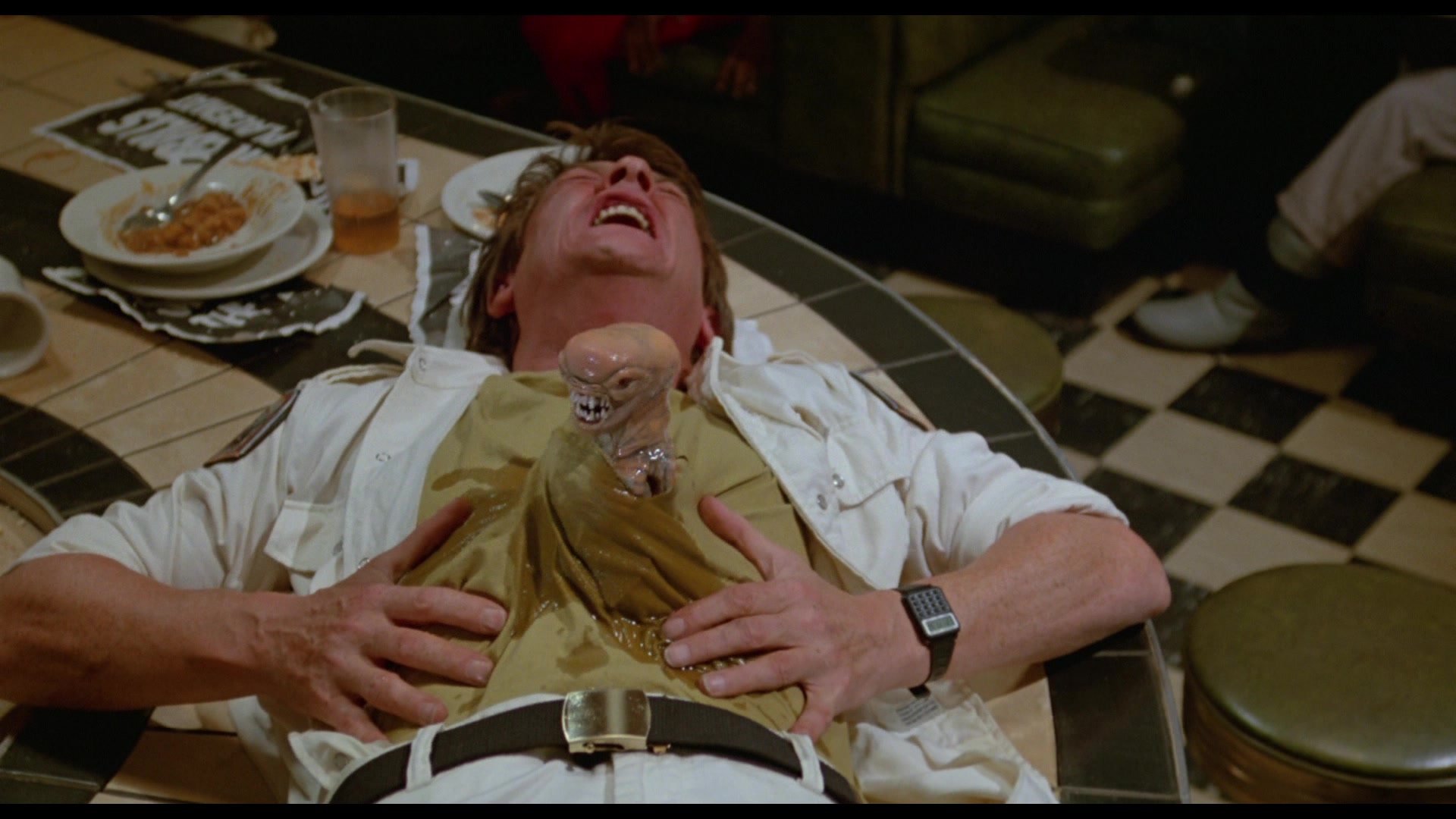 Alien chest burst gif