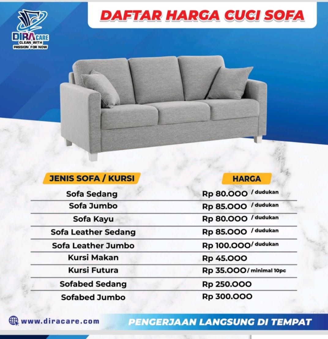 Harga Cuci Sofa Semarang